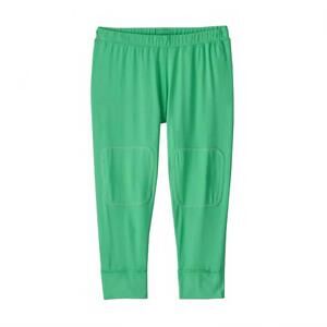 NEW PATAGONIA baby capilene silkweight bottoms in aloe green